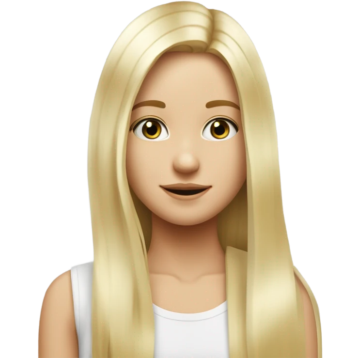 Garçon blanc cheveux blond avec fille blanche cheveux long blond lisse Garçon blanc cheveux blond lisse couple avec fille blanche cheveux long lisse blond  emoji