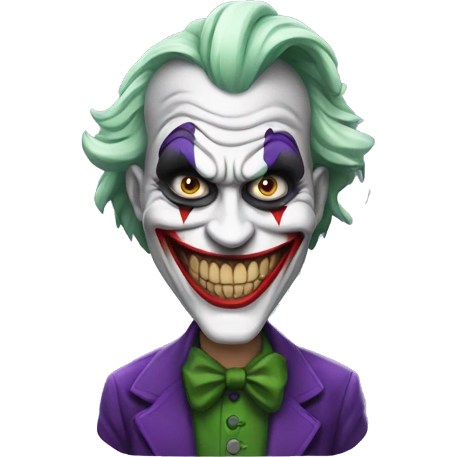 The scary joker emoji pack emoji
