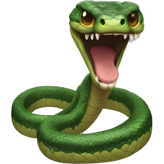 venomous snake emoji