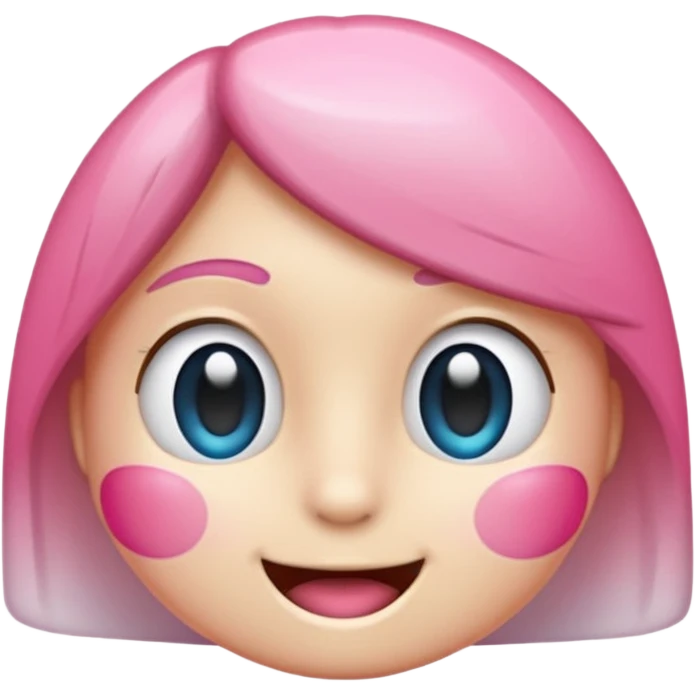 Coração  colorido branco e rosa degrade emoji