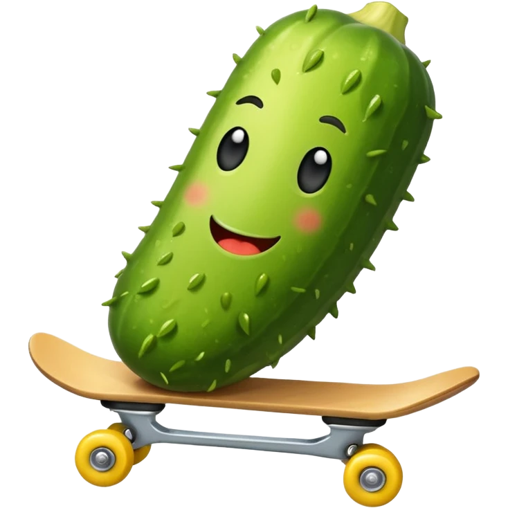 pickle skating emoji