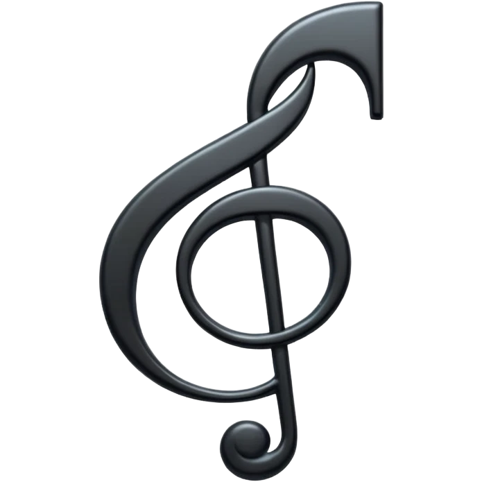 bass clef music emoji