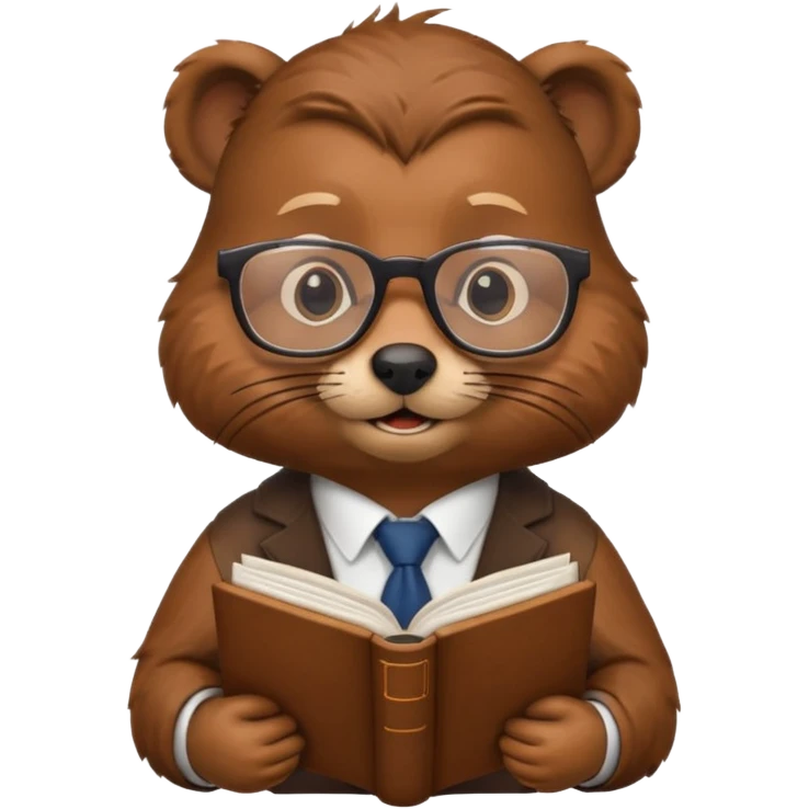 beaver professor emoji