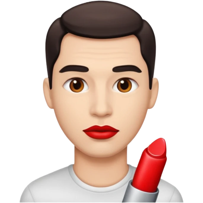 man lips only without face emoji