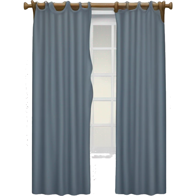 Brocken curtain emoji