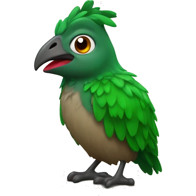 Rata con un corazón verde emoji
