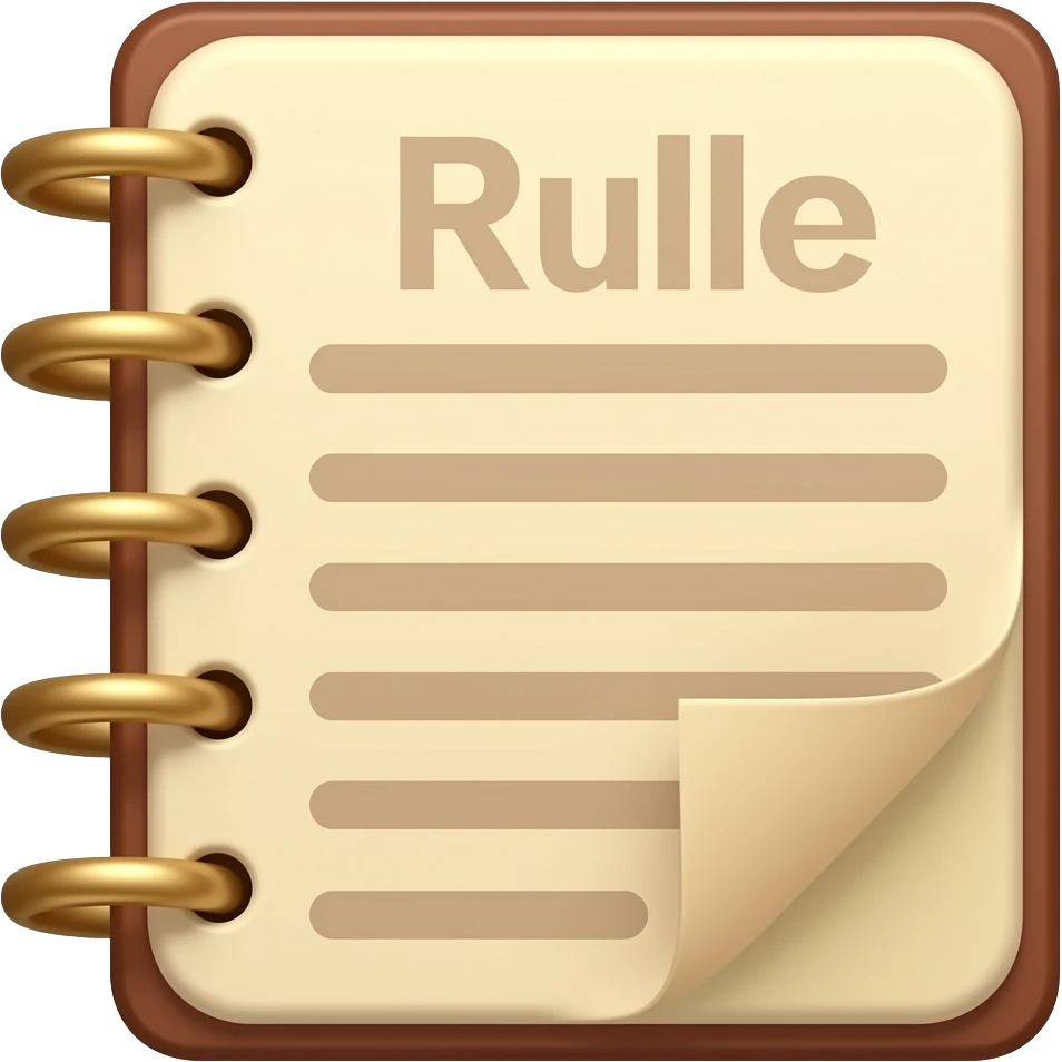 Emoji de reglas (cuaderno) emoji