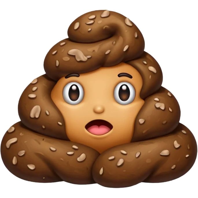 a poop emoji