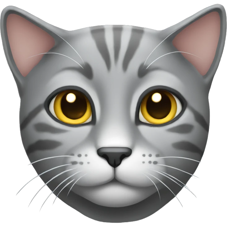 gray cat emoji
