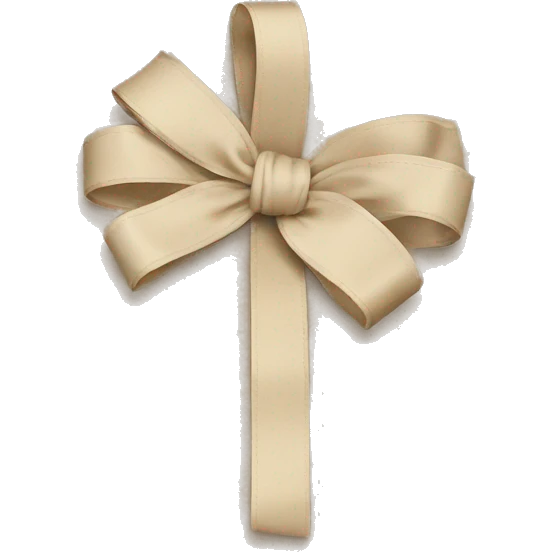Schleife beige emoji