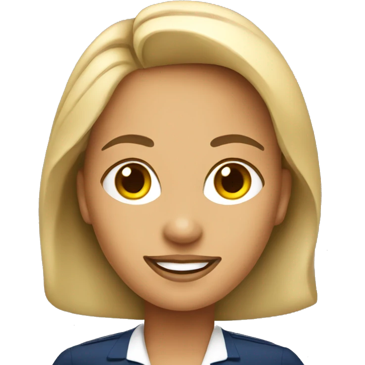 Woman flight attendant emoji