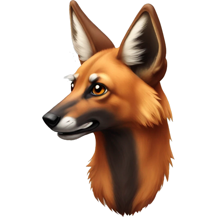Maned wolf emoji