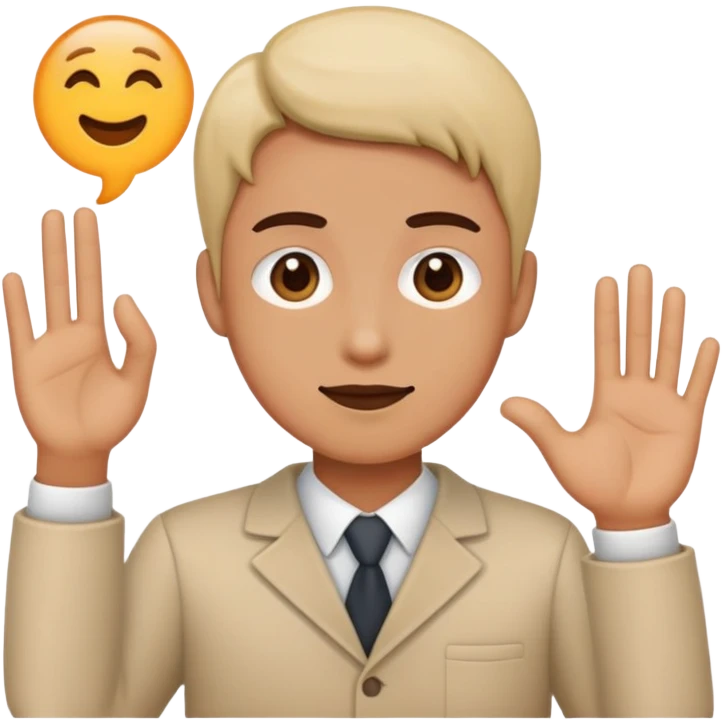 человек который обучает других людей emoji