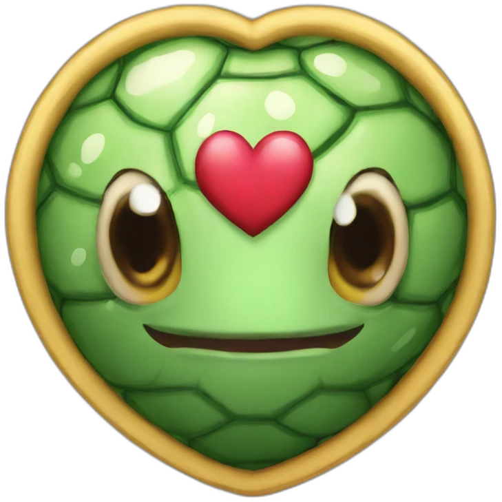 cuore con tartaruga emoji