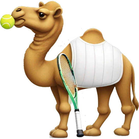mr CAMEL tennis emoji