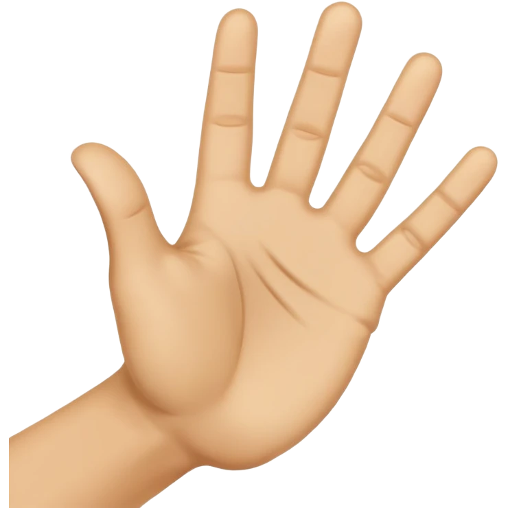 Light skin Hand smack  emoji