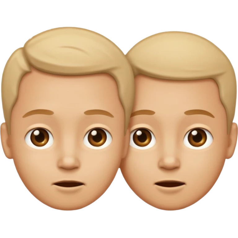 2 heads talking emoji