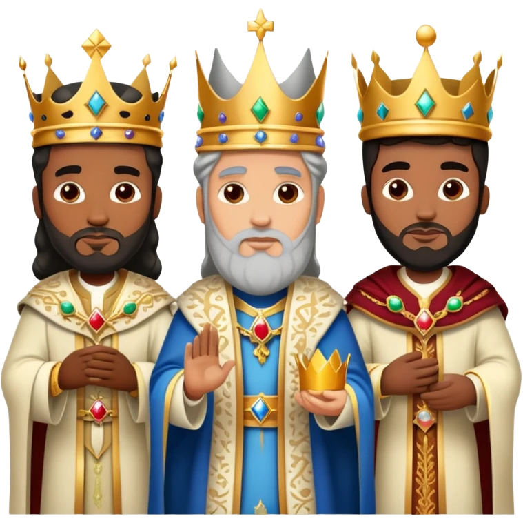 Three kings emoji