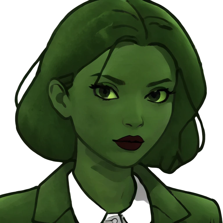 Sassy girl with dark lipstick, and dark hair, stylish clothes emoji