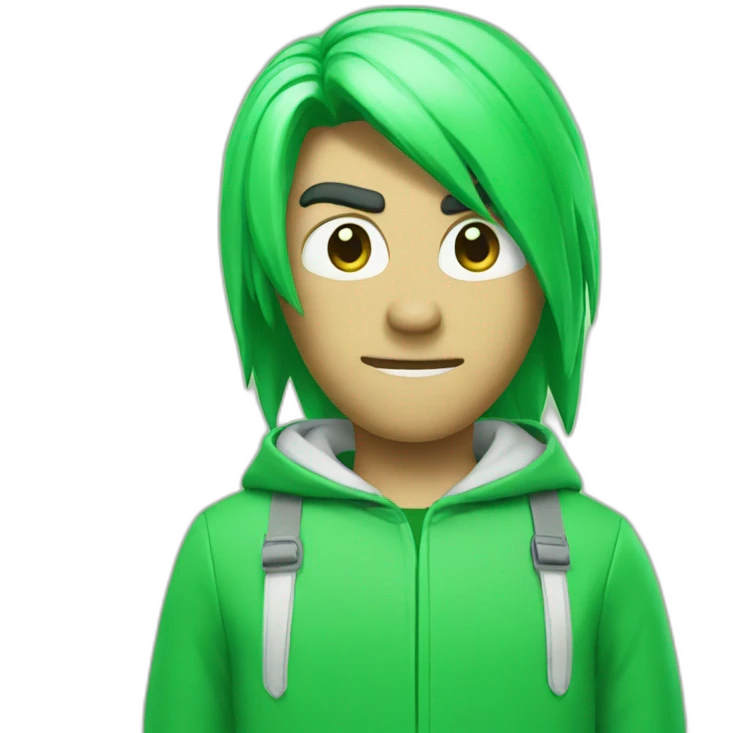 sonic green emoji