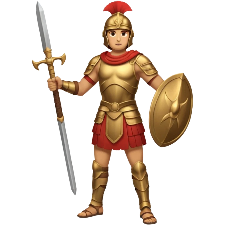 soldado cartaginés en cuerpo entero emoji