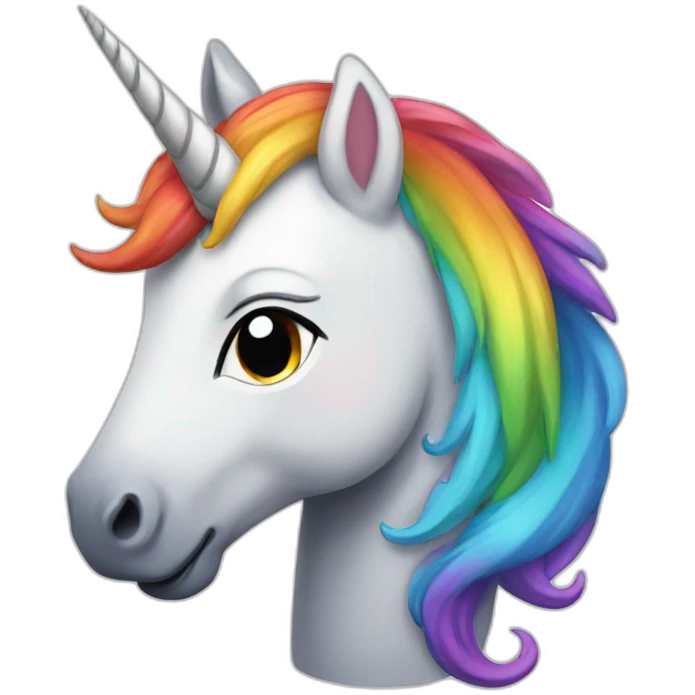 rainbow unicorn emoji