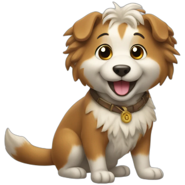 Happy faire tail emoji