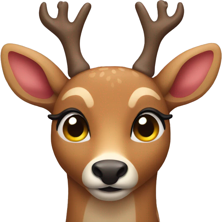 Deer with heart eyes emoji