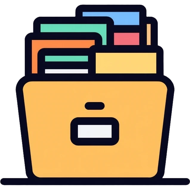 filing cabinet for organization emoji