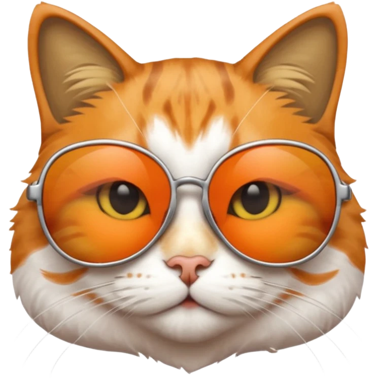 Cat wearing sunglasses emoji