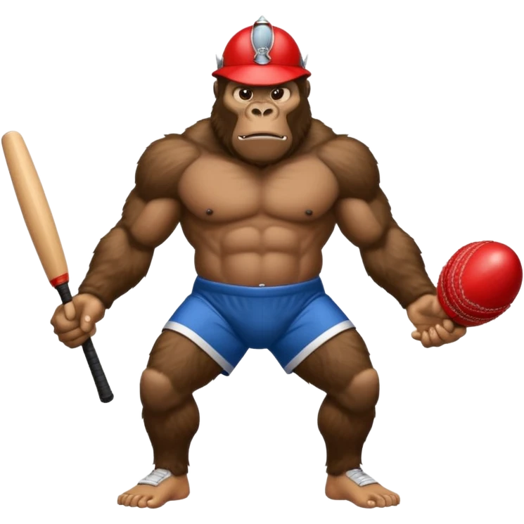 king kong cricket dress emoji