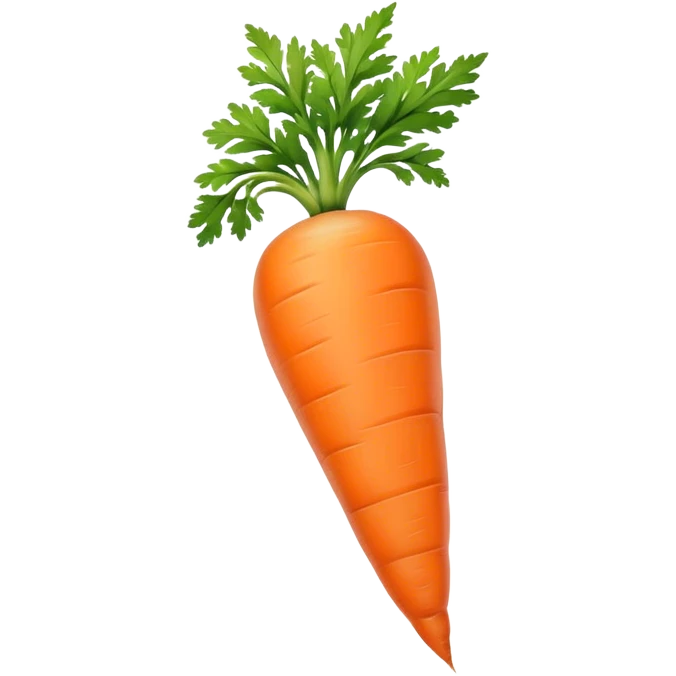large carrot emoji