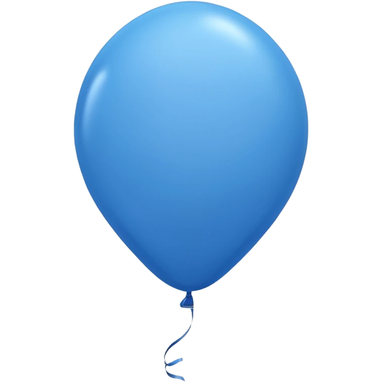 blue balloon long emoji