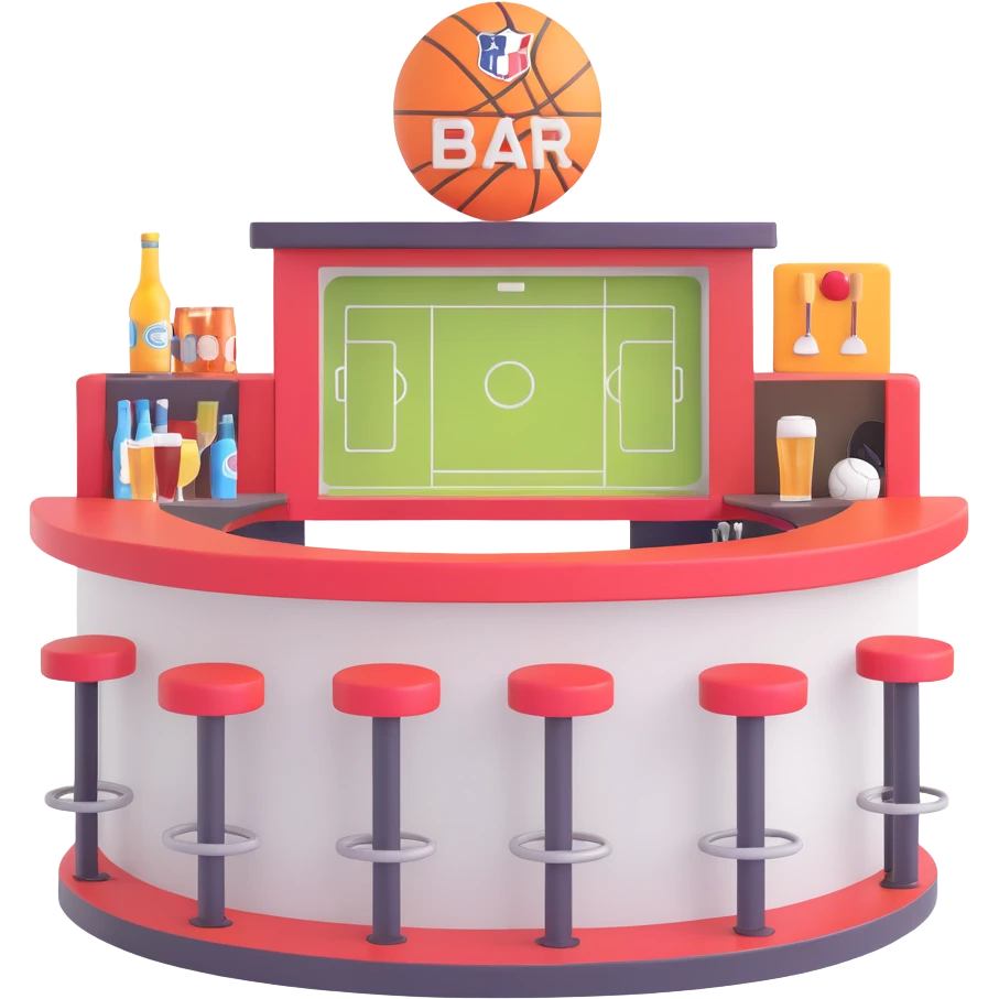a sports bar emoji