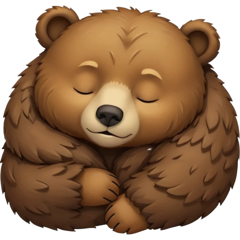 Sleeping bear emoji