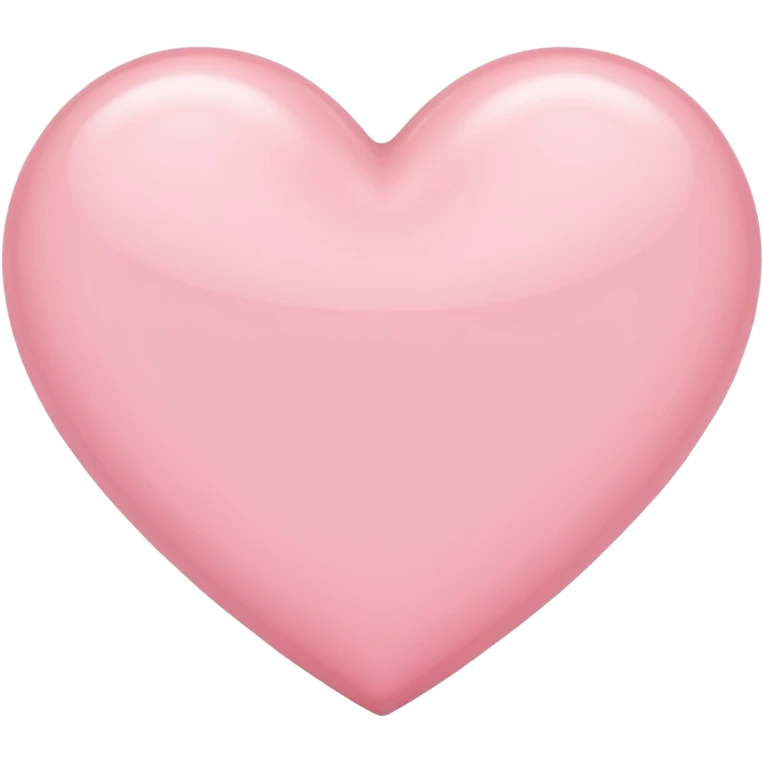 light pink heart emoji emoji