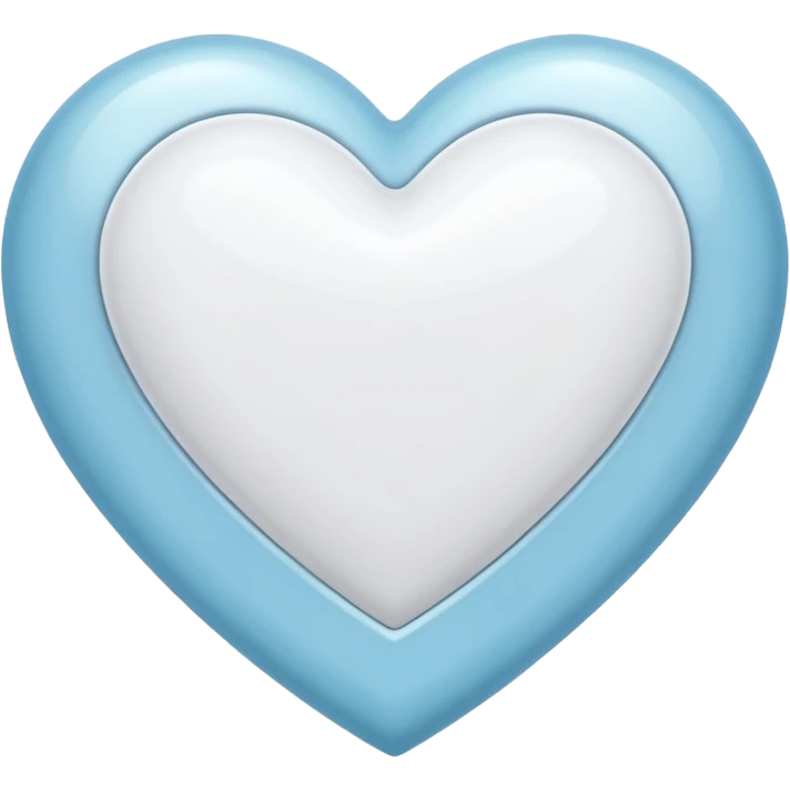 White heart emoji