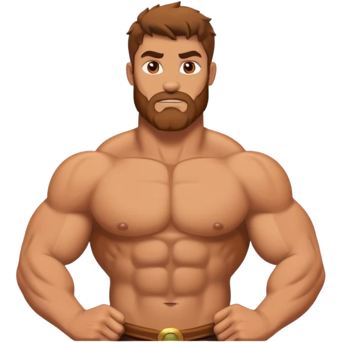 Hercules from the Disney movie, simple background emoji