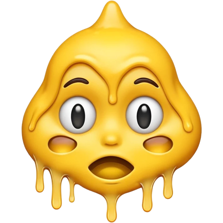 melting face emoji, upside down face emoji