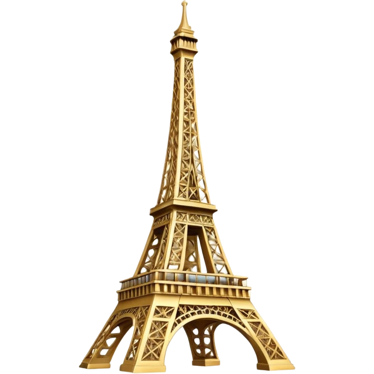 Tour Eiffel gold  emoji