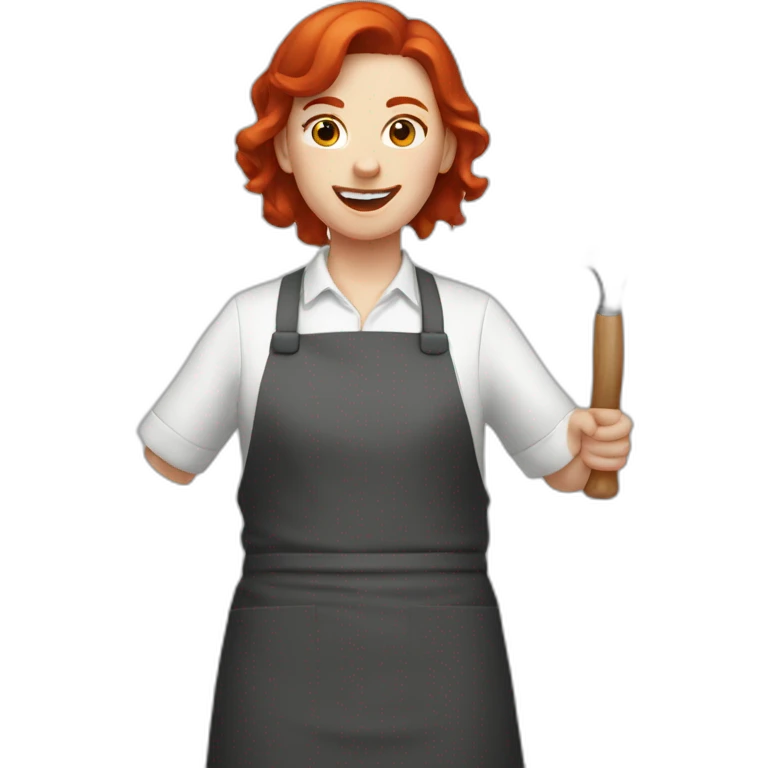 redhead butcher emoji