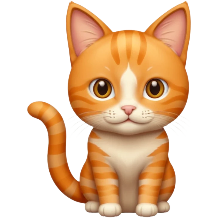 chat qui dit bonjours  emoji