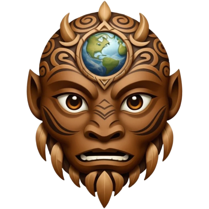 earth elemental tattoo motif emoji