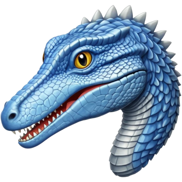 Grayish blue baryonyx emoji