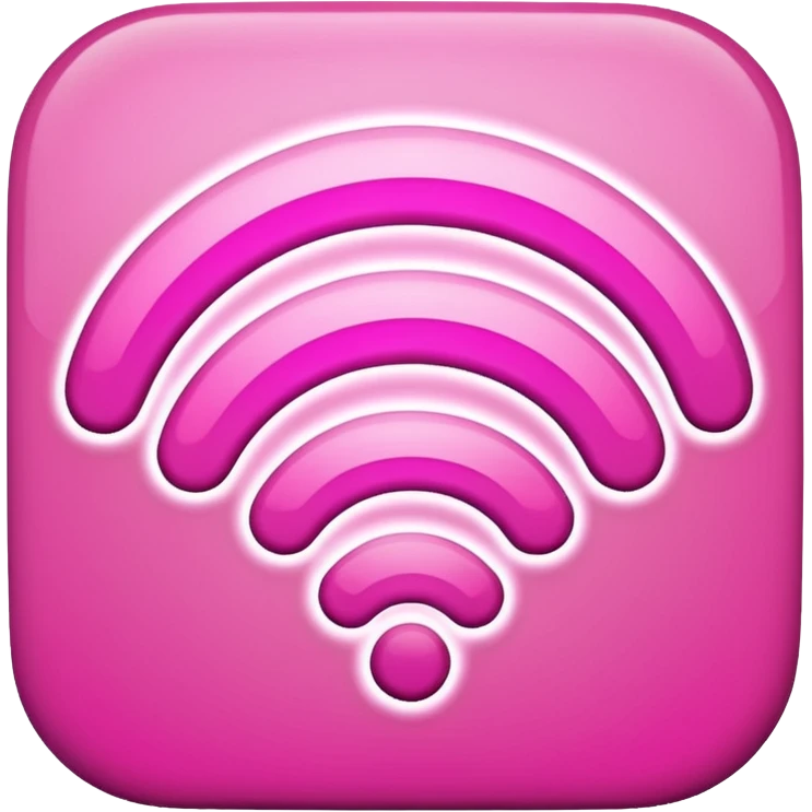 pink wifi emoji