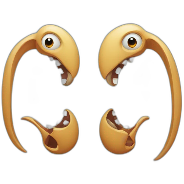 2 ANIMALS ARGUING emoji