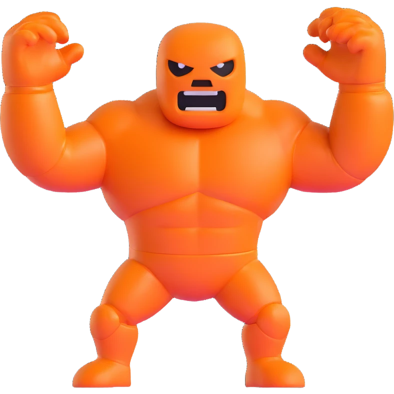 The Thing Marvel character orange rocky superhero emoji