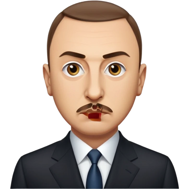 сделай фото Ильхама Алиева emoji