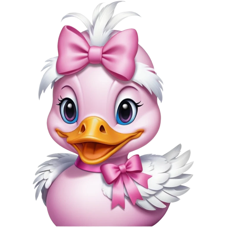 Daisy Duck smiling emoji