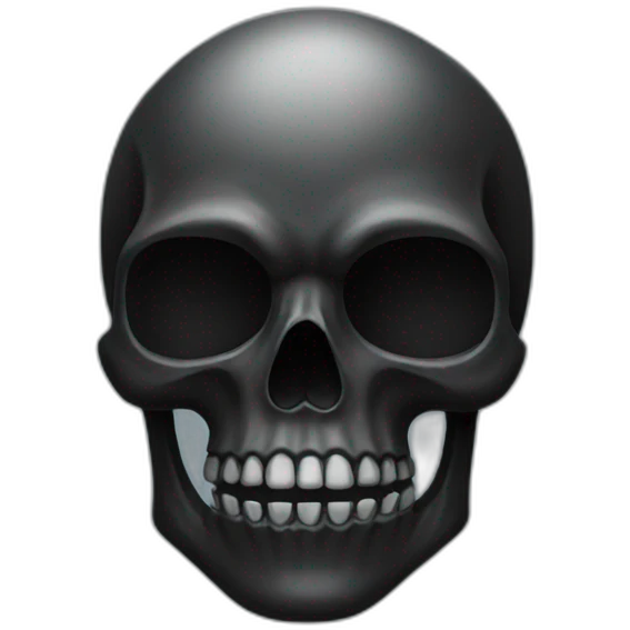 black skull  emoji